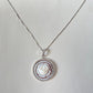 SILVER ROSE NECKLACE