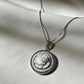 SILVER ROSE NECKLACE