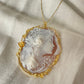 LION AND GIRL CAMEO NECKLACE