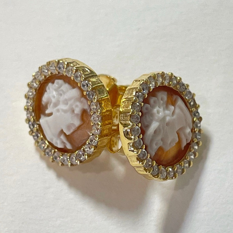 MTO - CLASSIC CAMEO EARRINGS