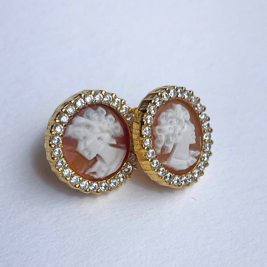 MTO - CLASSIC CAMEO EARRINGS