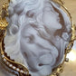 LION AND GIRL CAMEO NECKLACE