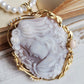 CAMEO AND CORAL NECKLACE - ROMANTIC GAZE