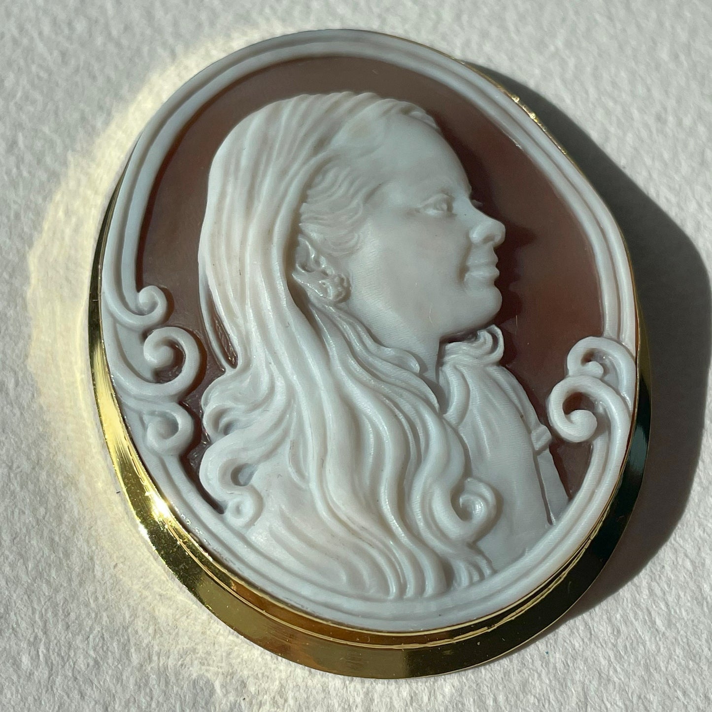 Personalised Cameo Portrait Necklace