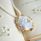 Charming Cameo Necklace with Amethyst Stone