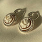 ROSE BLANCHE  EARRINGS -SILVER-