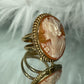 18k Gold Cameo Ring